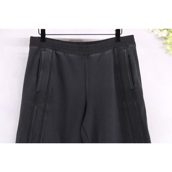 Lululemon Women's Light Strides Crop 23" Pants Gray Black Travel Work Studio 10 - Picture 3 of 8